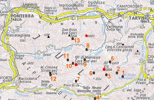 A self-made orientation map...